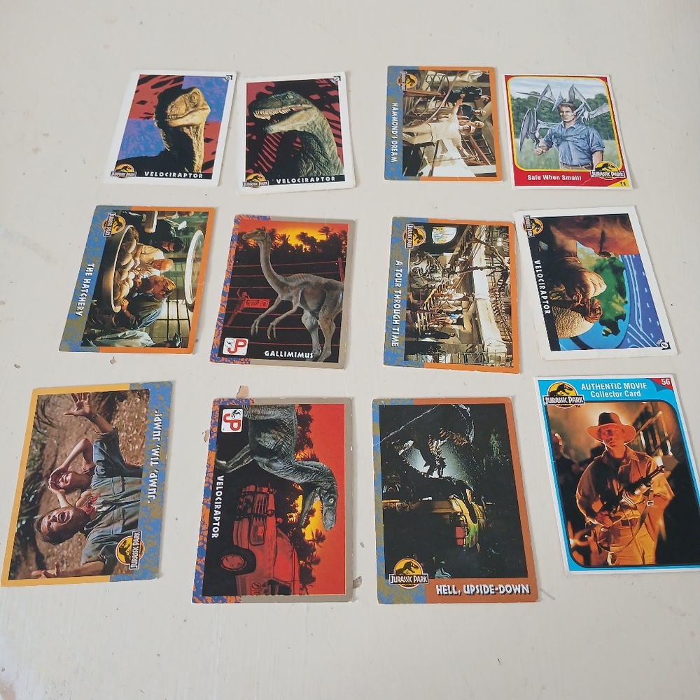 Jurassic Park Trading Cards Set